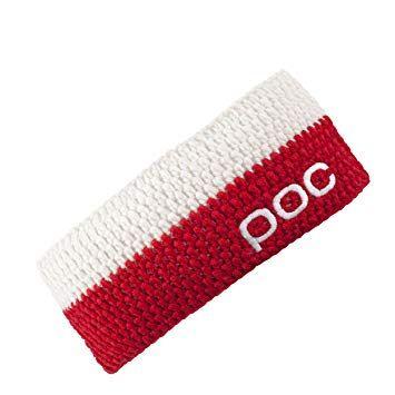 Red and White Race Logo - POC Race Stuff Headband Band, Glucose Red/White, One Size: Amazon.co ...