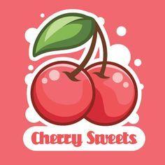 Cherry Logo - Best Cherry logo image. Cherries, Drawings, Cherry logo