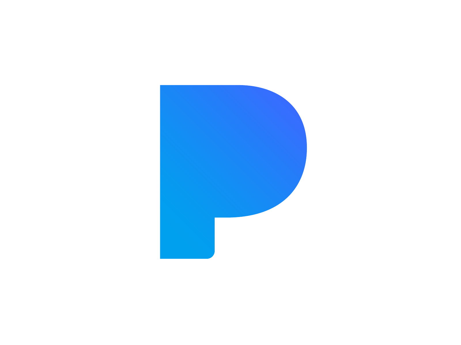 Blue P Logo - Pandora logo