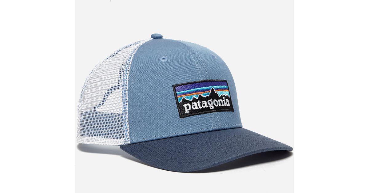 Blue P Logo - Patagonia P 6 Logo Trucker Hat In Blue For Men