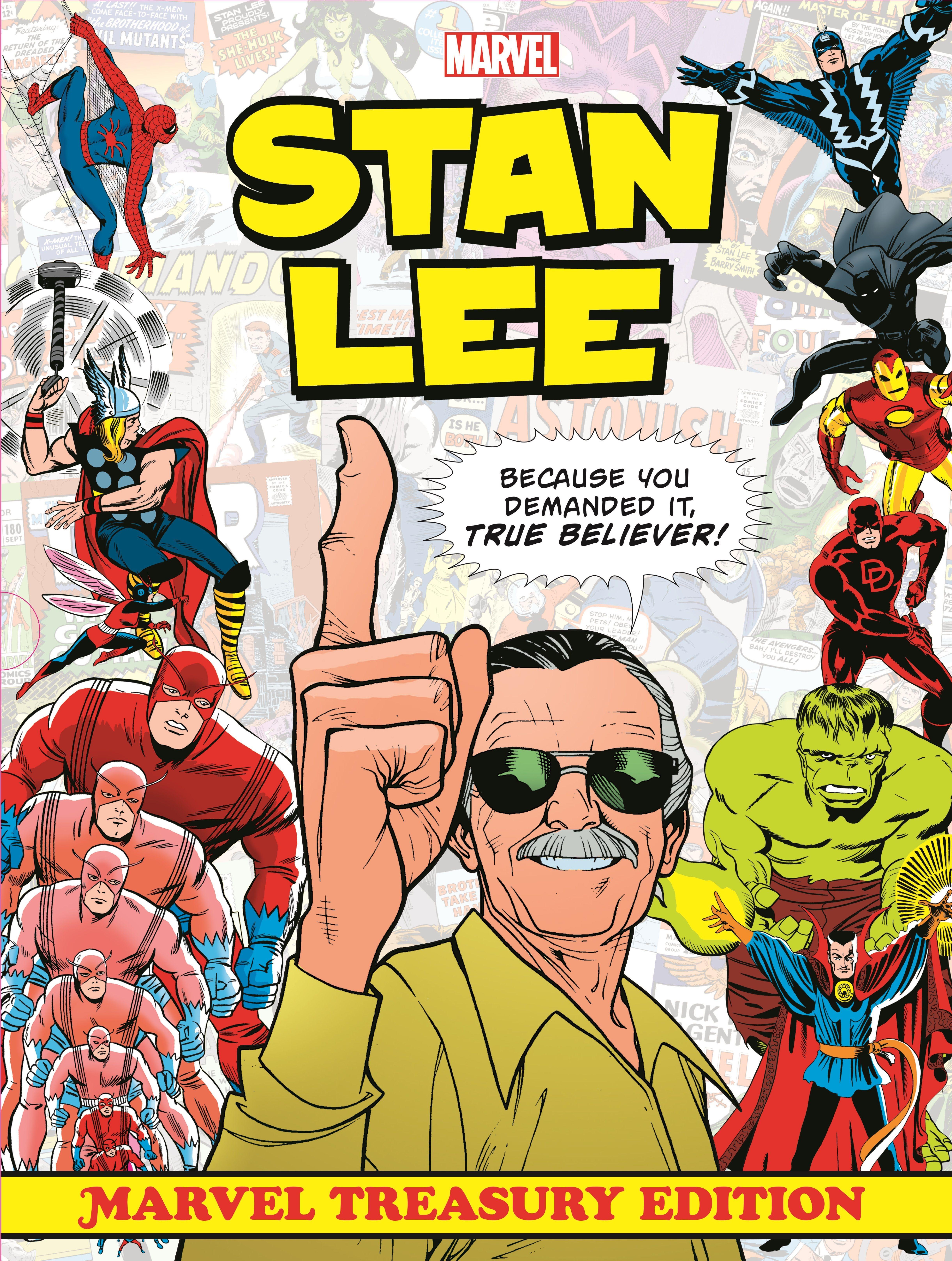 Stan Lee Marvel Logo - Stan Lee: Marvel Treasury Edition (Hardcover). Comic Books. Comics