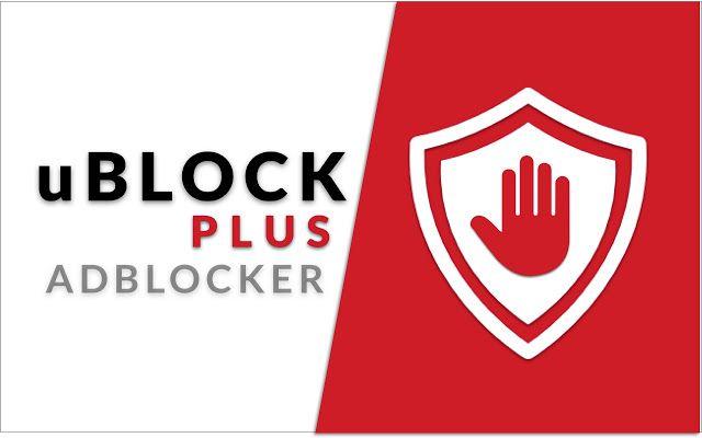 Red Plus Sign Logo - uBlock Plus Adblocker
