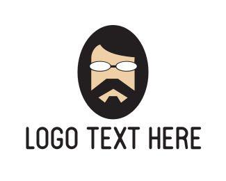 Hippie Cool Logo - Mustache Logo Maker | BrandCrowd
