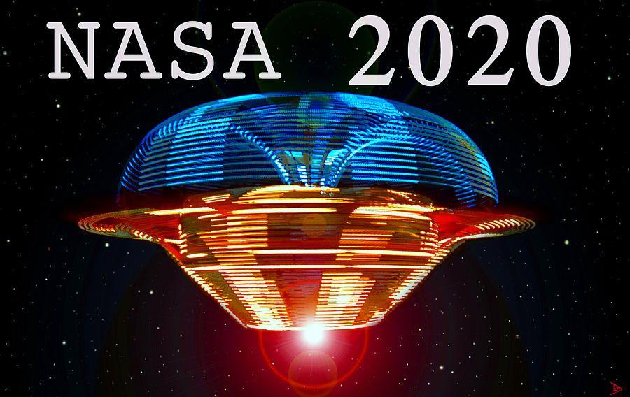 2020 NASA Logo - Nasa 2020 Painting by David Lee Thompson