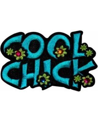 Hippie Cool Logo - New Deal Alert: Hippie Flower Cool Chick Patch Girls Name Tag 3 1