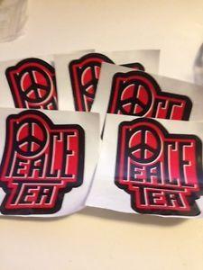 Hippie Cool Logo - Peace Tea Promotional Promo Stickers Sign Love Hippie Cool