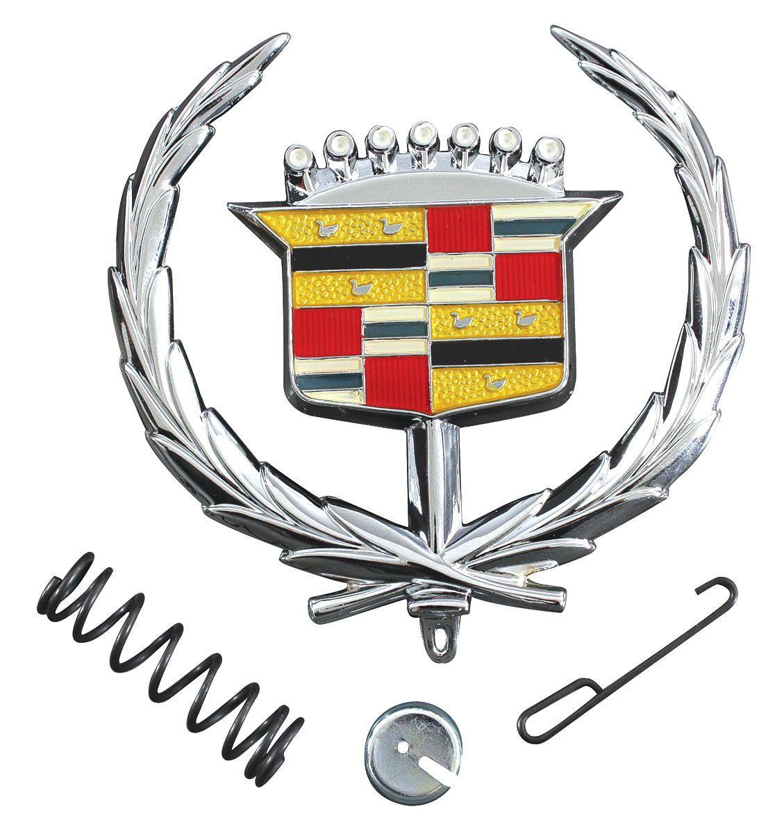 76 Cadillac Logo - RESTOPARTS Hood Ornament Emblem, 1971-78 Eldorado & Fleetwood @ OPGI.com