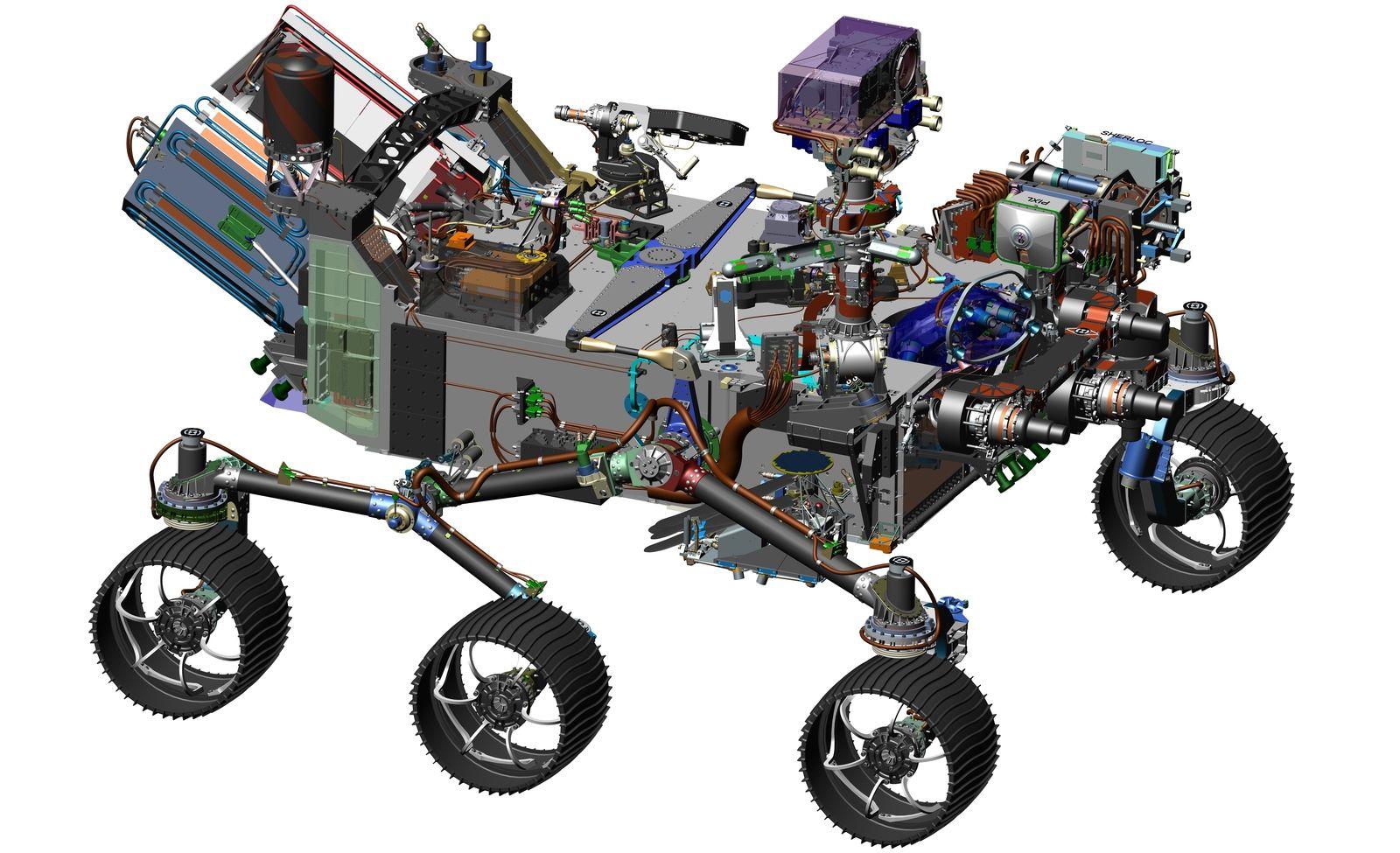 2020 NASA Logo - Computer Design Drawing For NASA's 2020 Mars Rover
