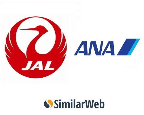 Red Jal Logo - Comparison between JAL and ANA in their website visitors | Travel Voice