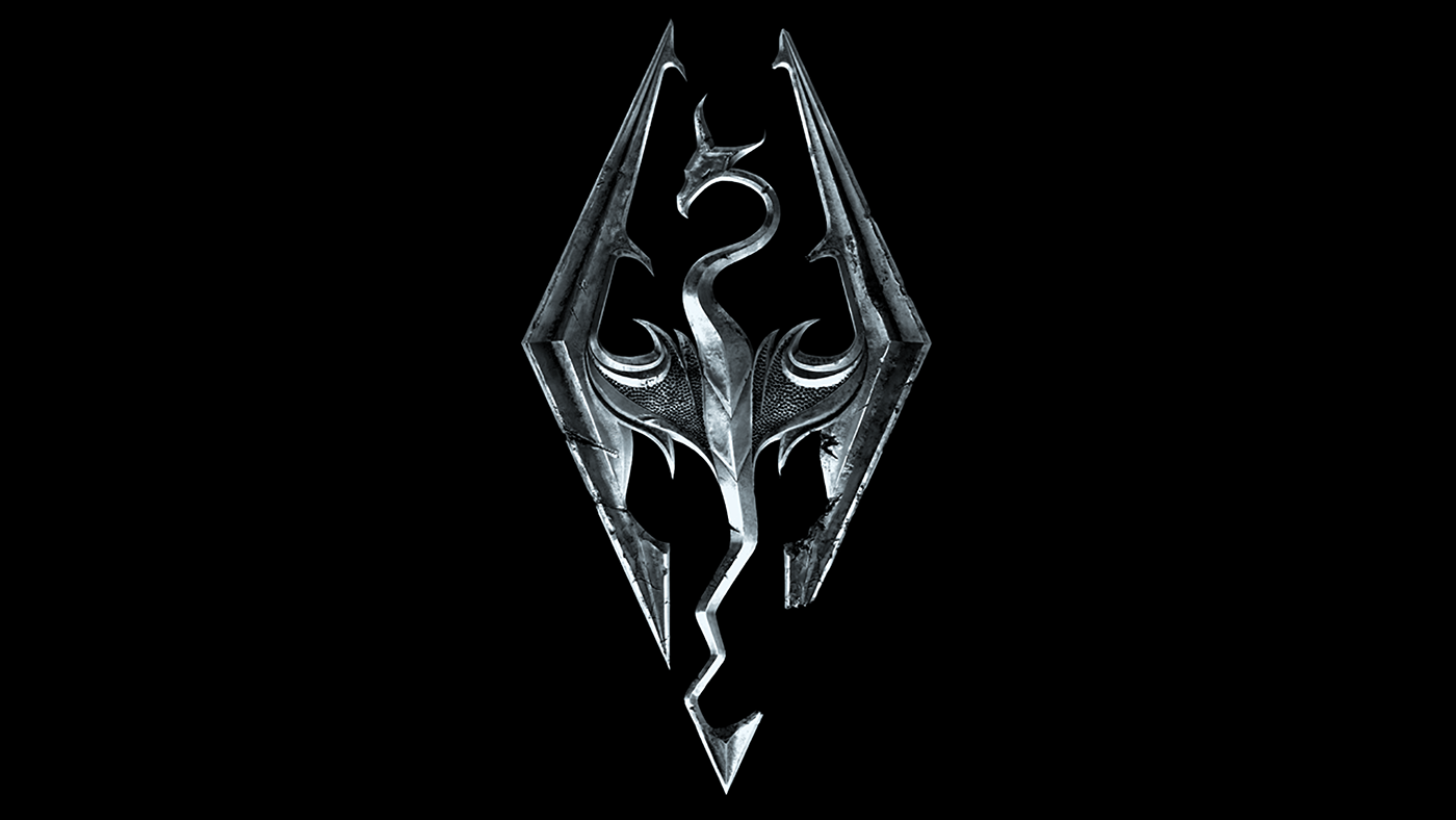 Skyrim Logo - SKYRIM - Logo Identity / Dragon Symbol on Behance