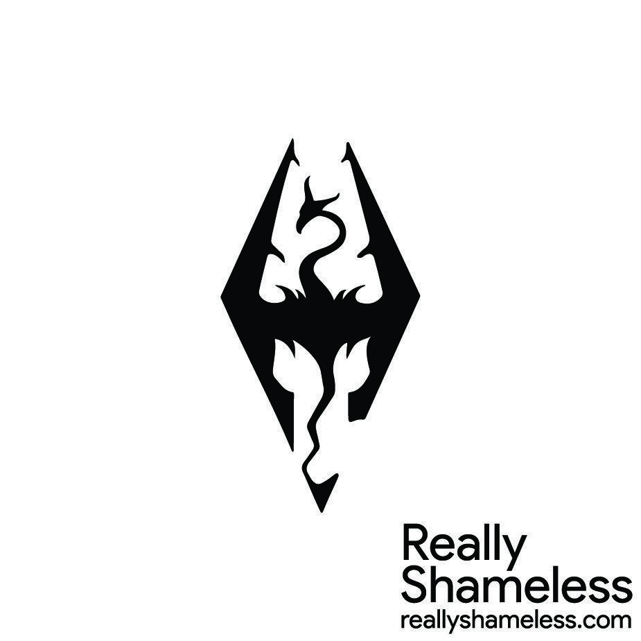 Skyrim Logo - Elder Scrolls] Skyrim Logo - Really Shameless