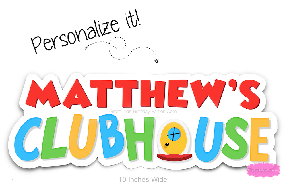 Mickey Mouse Clubhouse Logo - FREE DISNEY FONTS