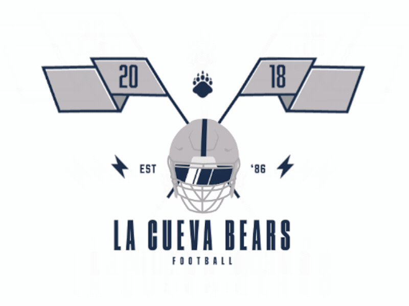 LC Football Logo - La Cueva Football