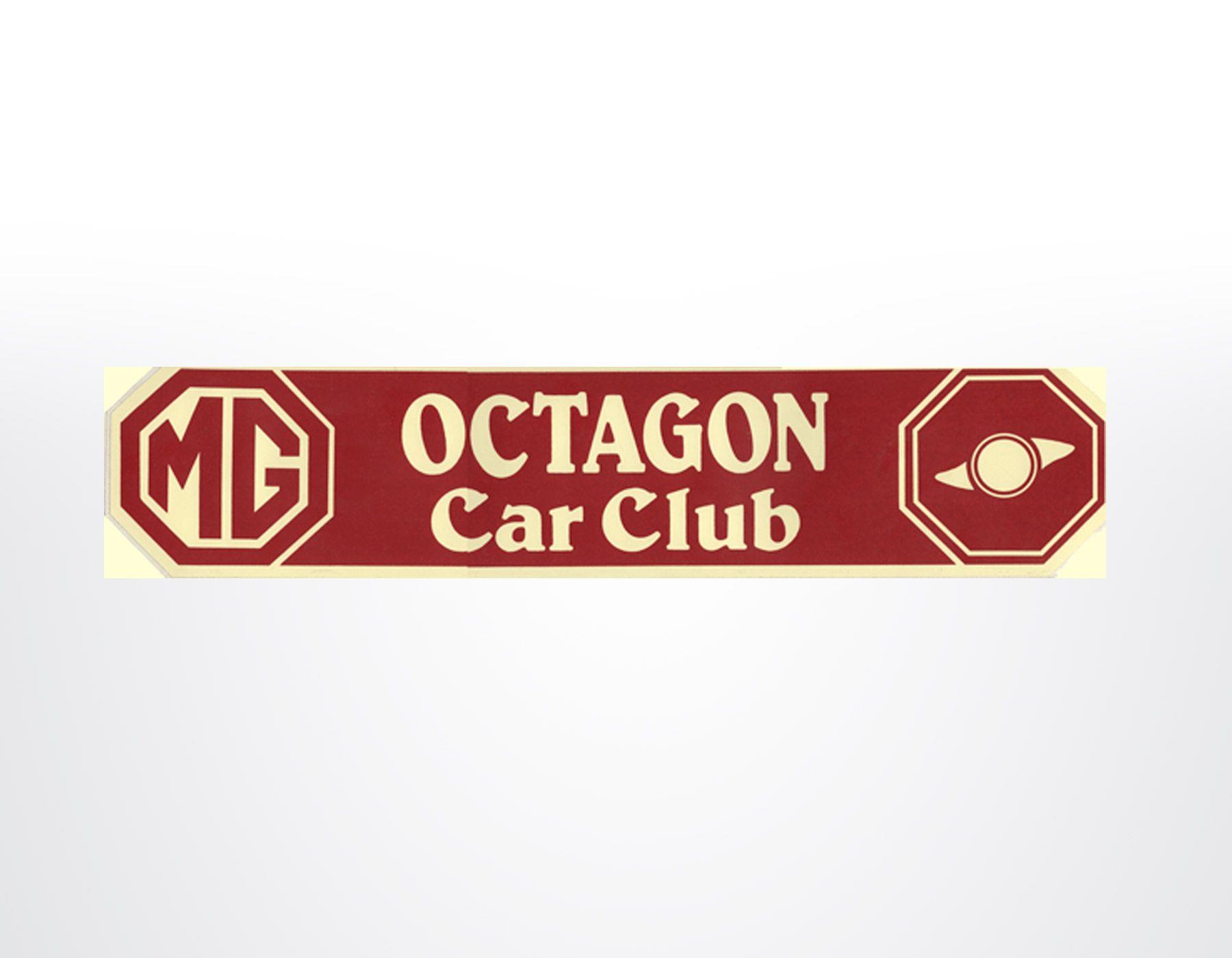 Red Octagon Car Logo - About – Aylesbury MG Club