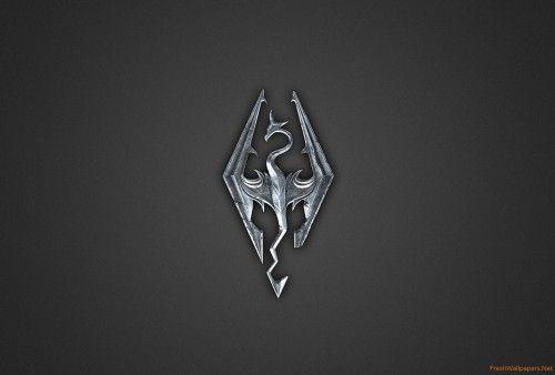 Skyrim Logo - Skyrim Logo wallpapers | Freshwallpapers