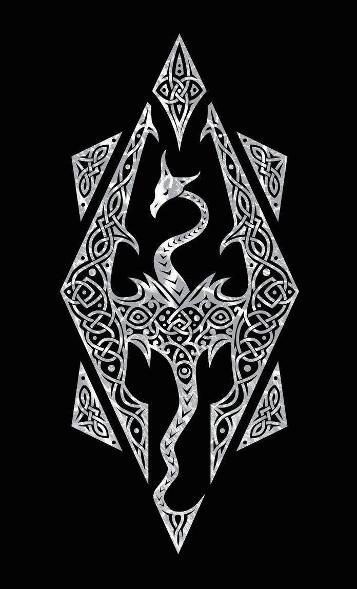 Skyrim Logo - I always loved playing Skyrim. So I felt like making a Skyrim design ...