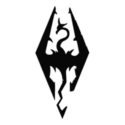 Skyrim Logo - Elder scrolls V:Skyrim Logo - Roblox