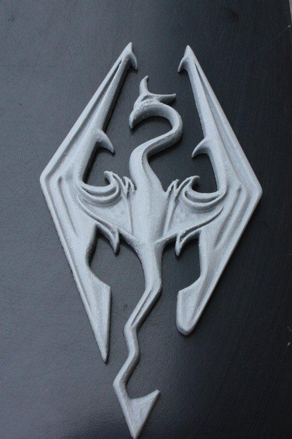Skyrim Logo - Skyrim 3D printing logo | Etsy