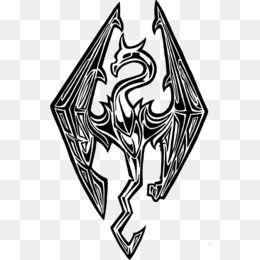 Skyrim Logo - Free download The Elder Scrolls V: Skyrim Logo Video game Dragon T ...