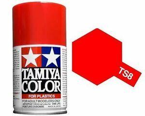 Red Italian Logo - Tamiya 85008. Spray TS 8. Painting Polish Colour Red Italian