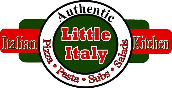 Red Italian Logo - Logo of Little Italy Italian Kitchen, Susanville