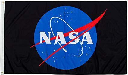 High Quality NASA Logo - Amazon.com : For The Fans Co. NASA Flag 3x5 feet : Garden & Outdoor