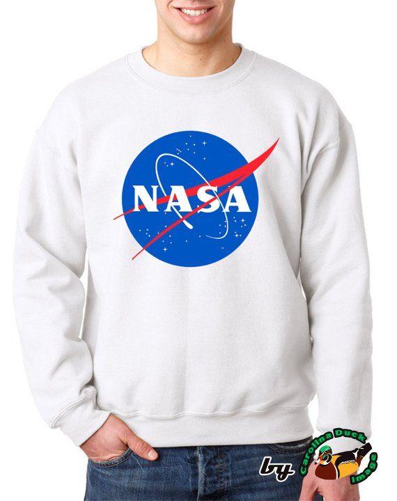 High Quality NASA Logo - NASA Sweater NASA Logo High Quality Soft Unisex Crew Neck