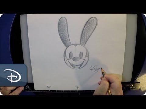 Oswald the Lucky Rabbit Logo - How-To Draw Oswald the Lucky Rabbit | Walt Disney World - YouTube