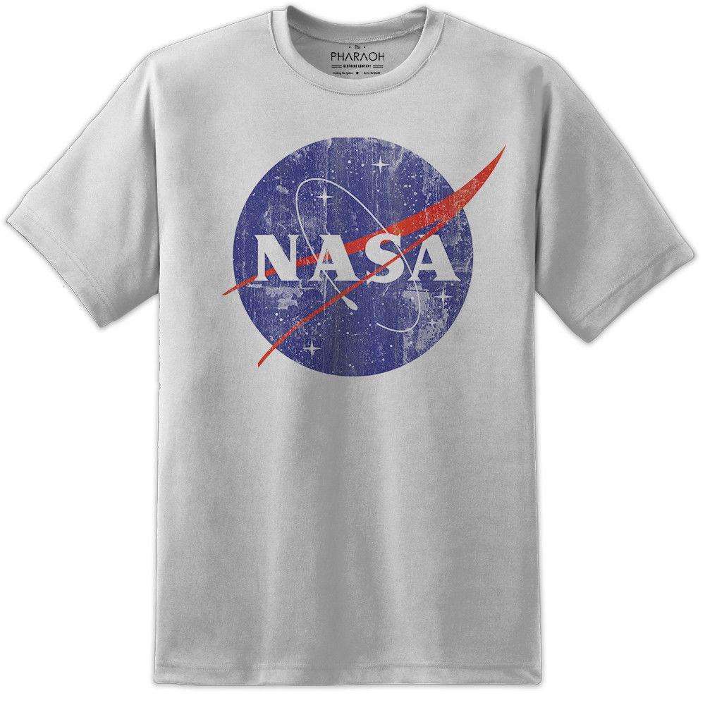 High Quality NASA Logo - NASA Retro Distressed Space Logo T Shirt Vintage Mens Kids Awesome ...