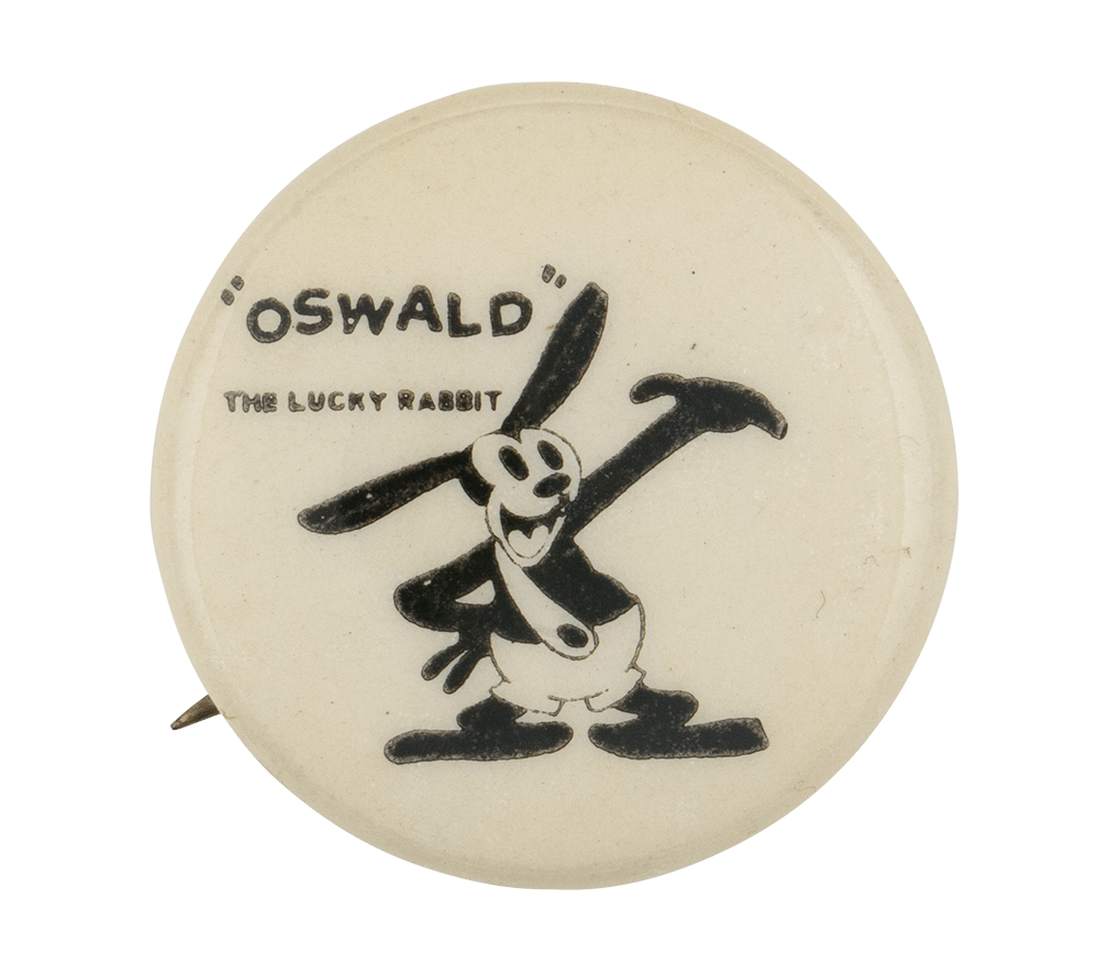 Oswald the Lucky Rabbit Logo - Oswald the Lucky Rabbit. Busy Beaver Button Museum