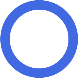 Royal Blue Circle Logo - Royal blue circle outline icon - Free royal blue shape icons