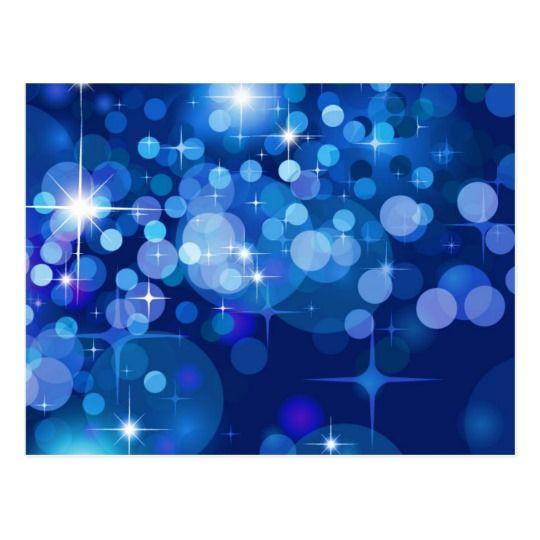 Royal Blue Circle Logo - Abstract Bokeh Stars Background ROYAL BLUE CIRCLES Postcard | Zazzle ...