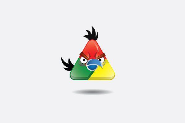 Famous Bird Logo - 8 Famous Logos as Angry Birds «TwistedSifter