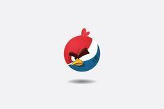 Famous Bird Logo - 10 Best Famous Logos as Angry Birds images | Angry birds characters ...