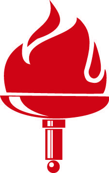 Red Torch Logo - Logo Torch Red of Information Foundation of Texas