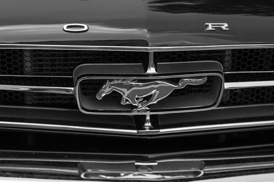 Old Ford Mustang Logo - Free photo Logo Ford Classic Vehicle Chrome Mustang Auto