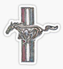 Old Ford Mustang Logo - Old Ford Logo Stickers | Redbubble