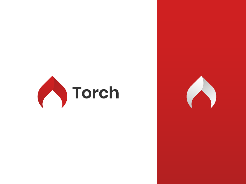 Red Torch Logo - Torch Logo