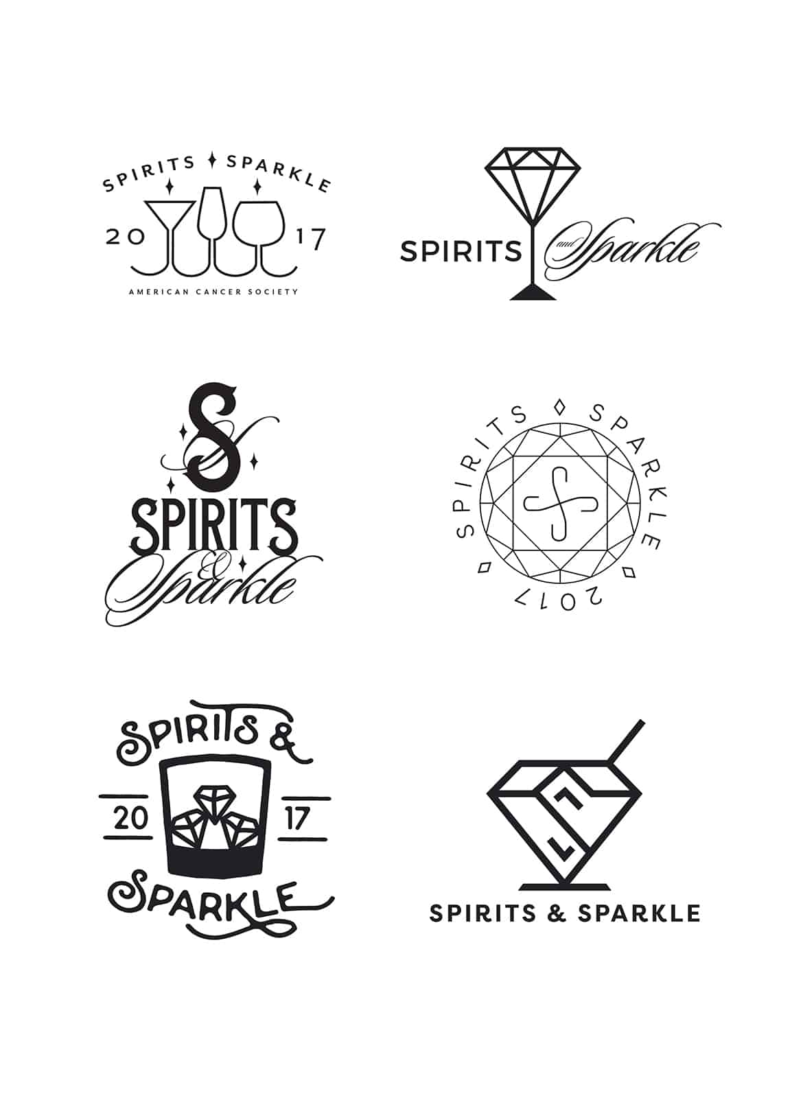 Sparkle Logo - Bloom Creative | American Cancer Society Spirits & Sparkle Logo