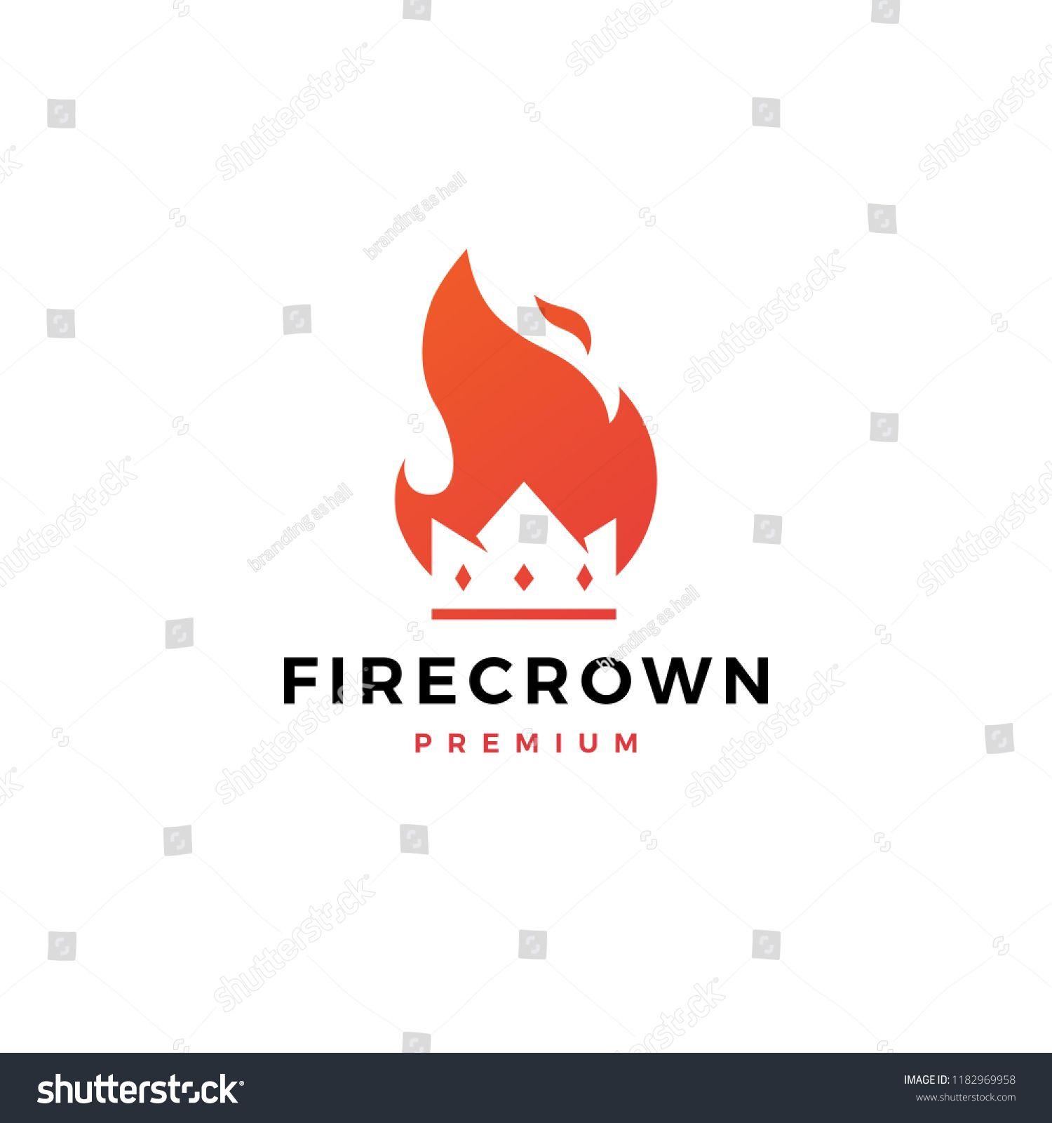 Red Torch Logo - fire crown logo #fire, #symbol, #design, #logo, #vector, #sign ...