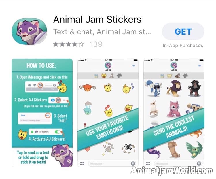 Animal Jam App Logo - Animal Jam Stickers App - How to Download for iOS