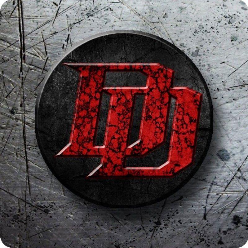 Daredevil Logo - DAREDEVIL (LOGO) WOODEN COASTER