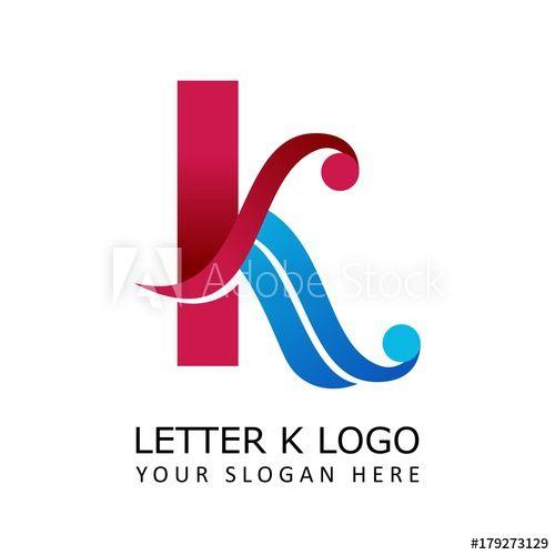 Red Letter K Logo - letter k logo - Buy this stock vector and explore similar vectors at ...