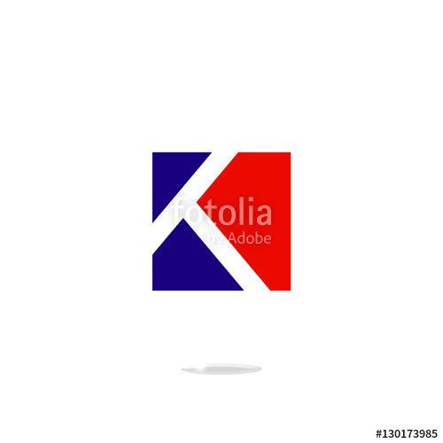 Red Letter K Logo - k, logo k, letter k, vector, icons, icon k, ribbon, font, symbol