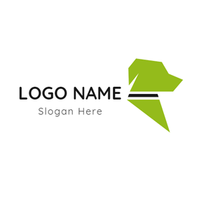 Green Dog Logo - Free Dog Logo Designs. DesignEvo Logo Maker