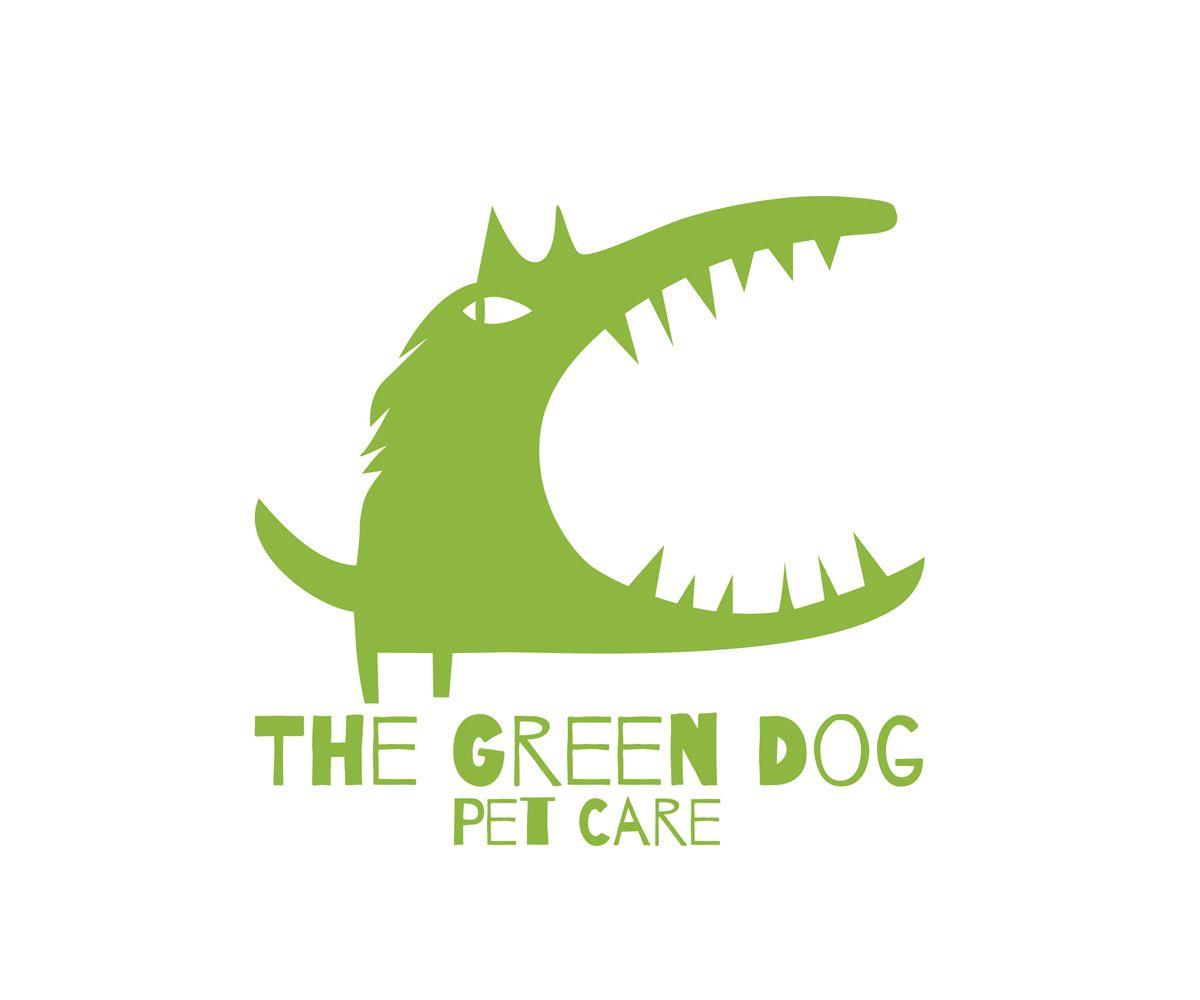 Green Dog Logo - Playful, Personable, Pet Logo Design for The Green Dog Pet Care