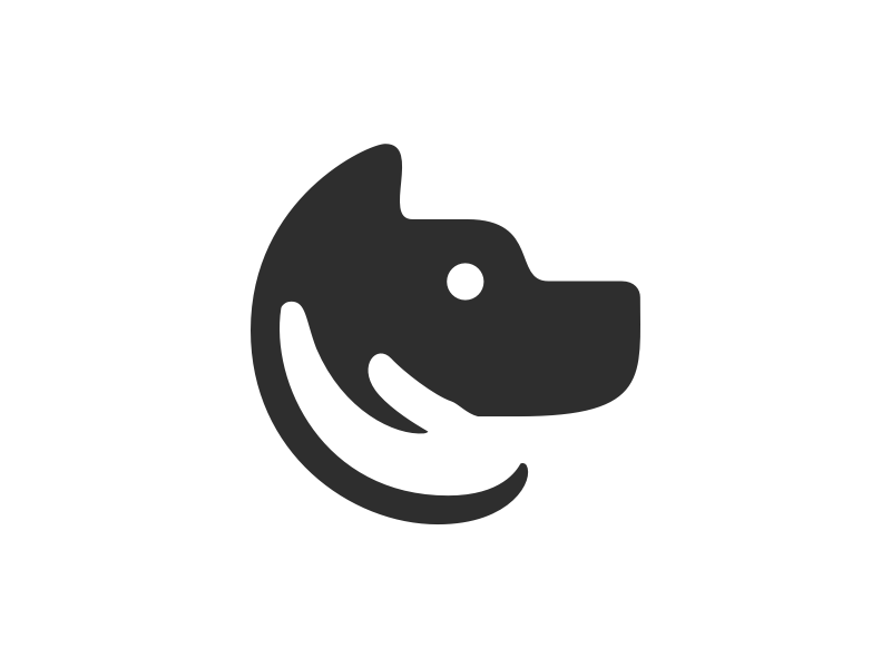 Dog Logo - Caress Dog logo by Máximo Gavete | Dribbble | Dribbble