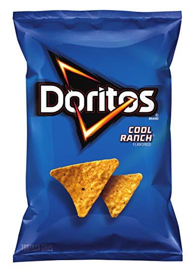 Cool Ranch Doritos Logo - Amazon.com: Doritos Tortilla Chips, Cool Ranch, 11 Ounce