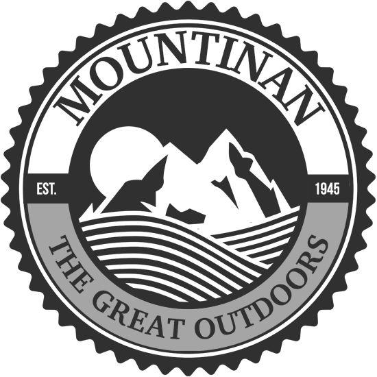 Mountain Peak Logo - Retro Mountain Peak Logo Design