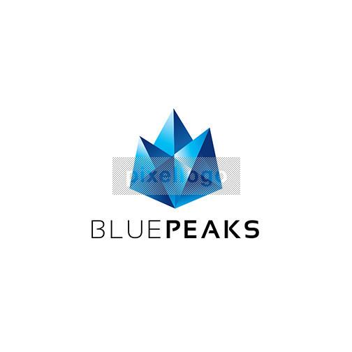 Mountain Peak Logo - 3 Mountain Peaks logo - 3d mountain peaks | Pixellogo